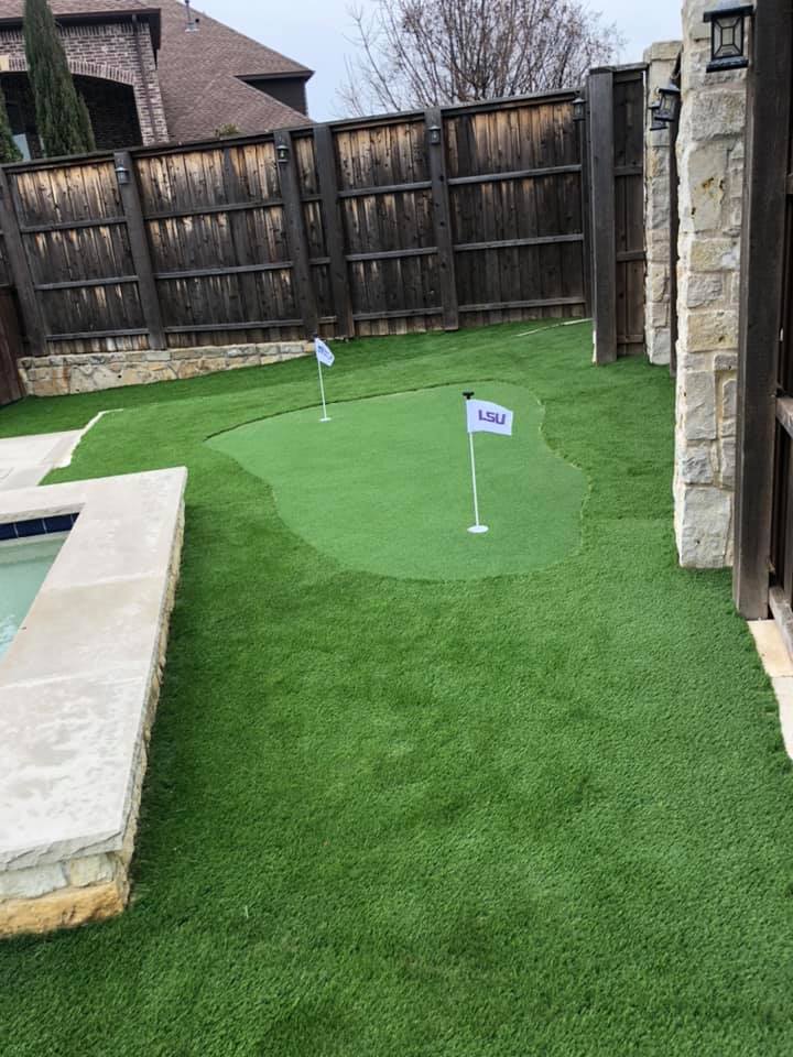 Practice Short Game Basics on a Private Putting Green in Your Yard!