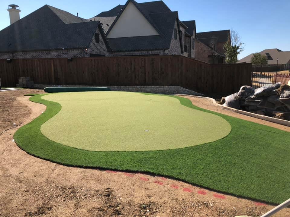 artificial turf for putting greens