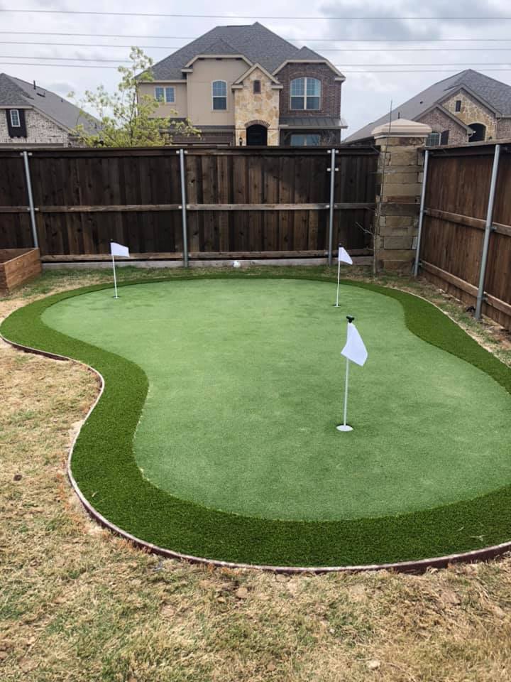 Installing an Artificial Grass Putting Green