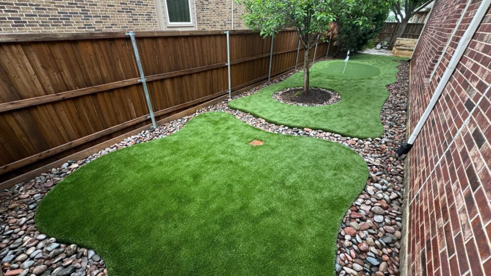 backyard putting green