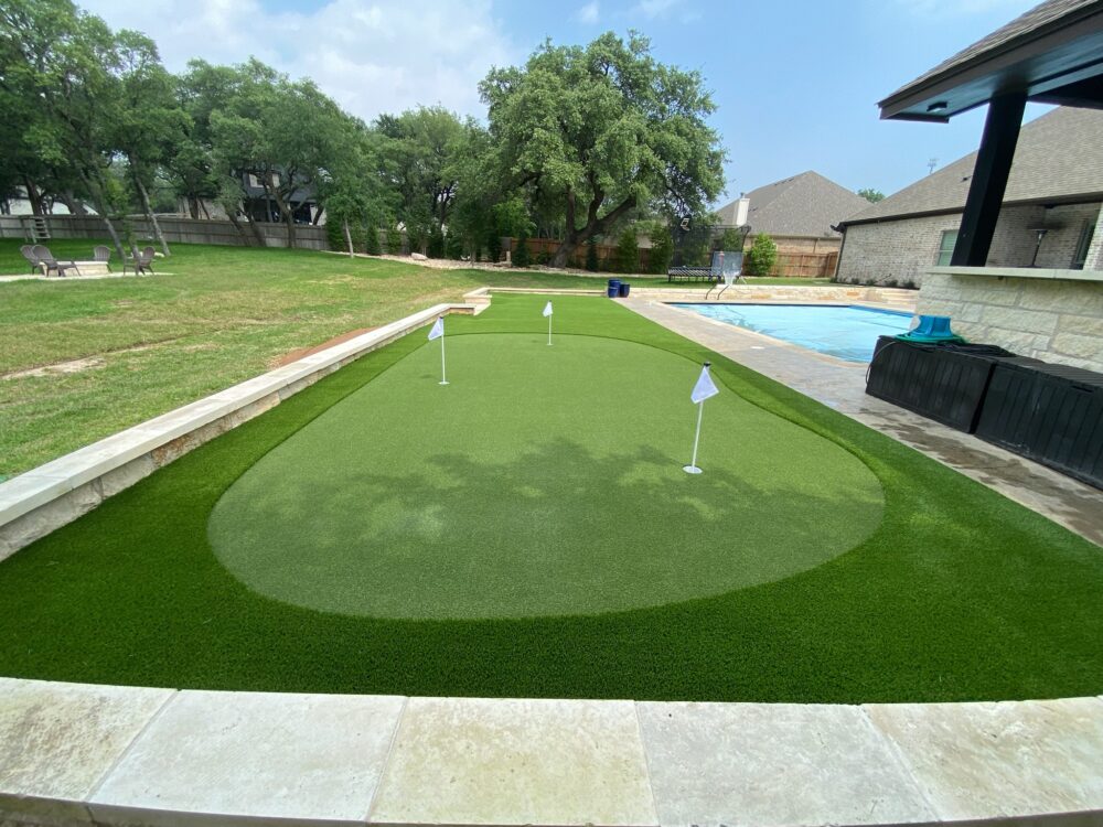 Backyard Putting Green Houston